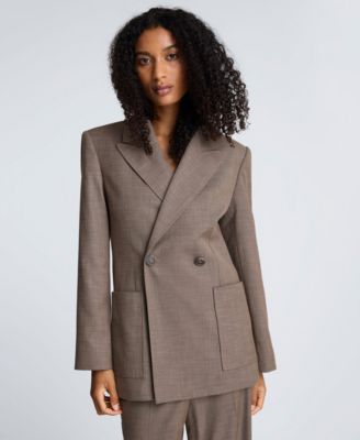 Kenneth Cole - Women's Double-Breasted Contour Jacket