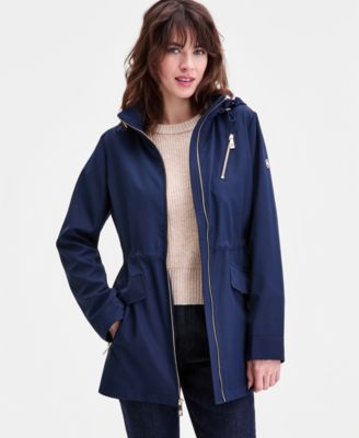 Michael Kors - Petite Zip Front Anorak Coat