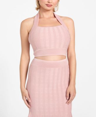 GUESS - Women's Sofie Sweater Halter Top