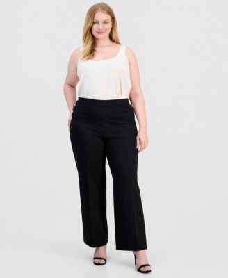 Anne Klein - Plus Size Pull-On Sailor Pants