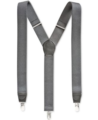 Club Room - Men's Solid Suspenders