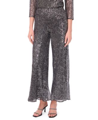 MSK - Women's Sequin Pull-On Pants
