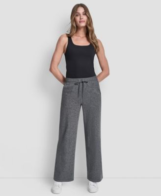 DKNY - Women's Regular Fit Wide Leg Pants