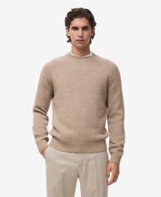 MANGO - Men's Fine-Knit Wool-Blend Sweater