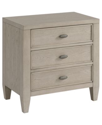 Furniture Sirena 3-Drawer Wood Nightstand image