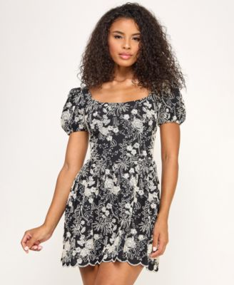 SENI & CADE - Women's Square Neck Mini Dress