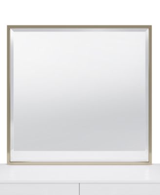 Furniture 39" Wood Emila Mirror image