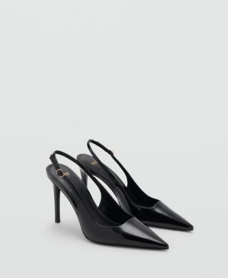 MANGO - Women's Patent Heeled Shoes