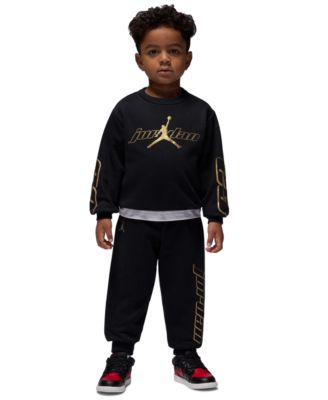 Jordan - Boys Toddler 2T-4T Crewneck Top and Pants Set