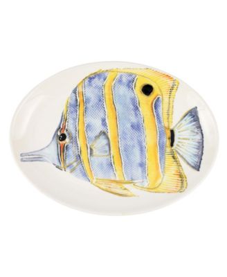 VIETRI - Reef Butterfly Fish Oval Platter