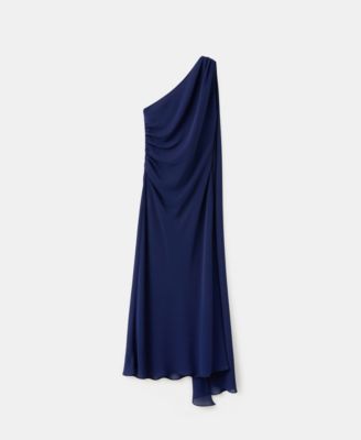 MANGO - Women's Scarf Asymmetrical Dress