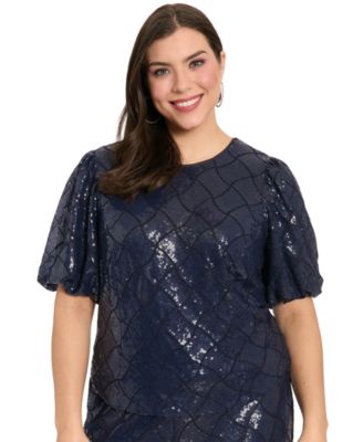 Muse - Plus Size Crewneck Short-Sleeve Top