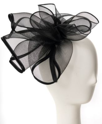 August Hats - Crinoline Rosette Fascinator