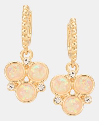 lonna & lilly - Cluster Drop Hoop Earrings