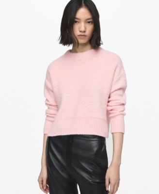 MANGO - Women's Perkins Neck Knitted Sweater