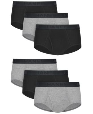 Hanes - Men's Ultimate Dyed Briefs, 6-Pack
