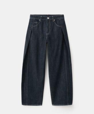 MANGO - Women's Mid-Rise Balloon Jeans