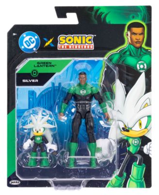 The Hedgehog Silver and Green Lantern Action Figures image
