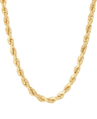 Macy's - Rope Chain in 10k Yellow Gold
