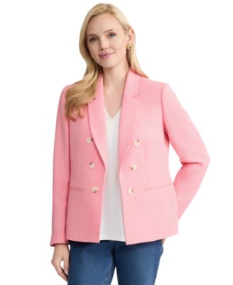 Jones New York - Women's Open Front Tweed Jacket