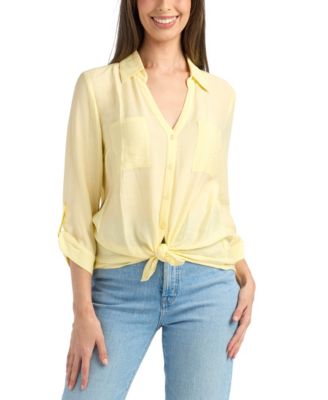 BCX - Women's Button-Up Collared Shirt