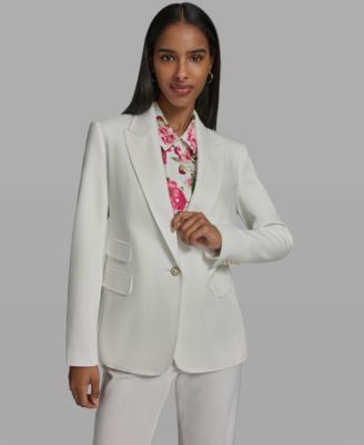KARL LAGERFELD PARIS - Women's Collared Woven Jacket