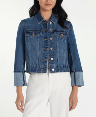 Liverpool Los Angeles - Women's Collared Trucker Jacket
