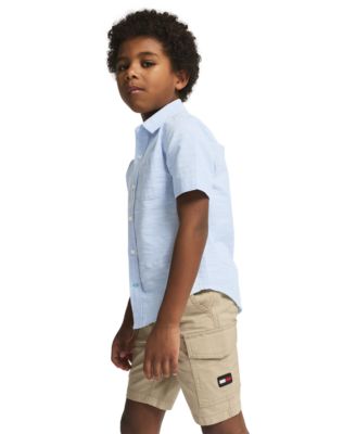 Tommy Hilfiger - Boys' 2T-7 Pull-On Cargo Shorts