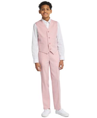 Calvin Klein - Boys' 8-20 Stretch Mini Texture Pants