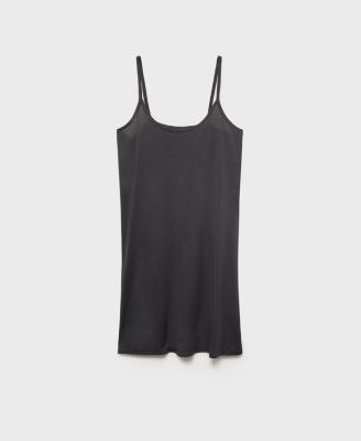MANGO - Women's Micro-Modal Straps Nightgown