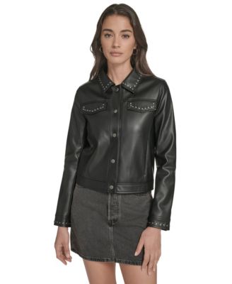 Levi's - Women's Laydown Collar Studded Jacket