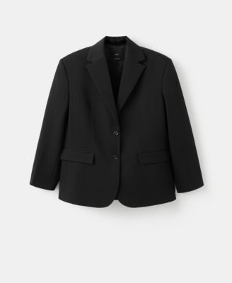 MANGO - Women's Flap Pockets Straight Blazer