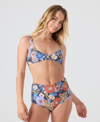Women's Printed Sunflower Swim Bottoms image