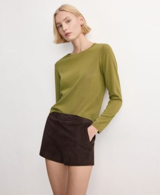 MANGO - Women's Long-Sleeve Knitted Sweater