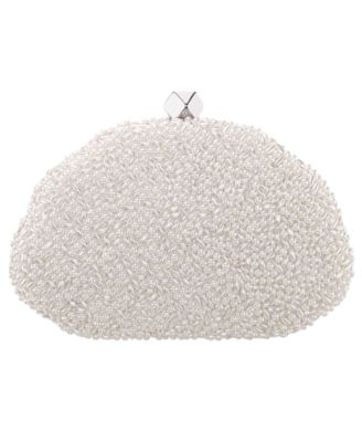 Nina - Hera Beaded Shell Shaped Small Clutch Bag