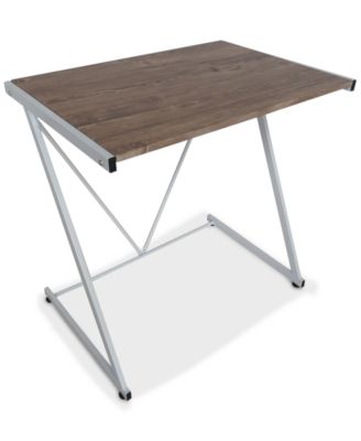 Idea Nuova - Zach Z-Desk with Wood, Direct Ship