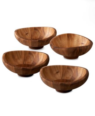 Nambe Butterfly Set of 4 Salad Bowls image