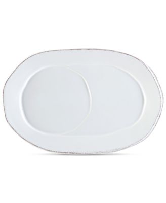 VIETRI - Lastra White Collection Oval Tray