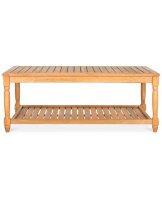 Safavieh - Dylen Outdoor Coffee Table, Quick Ship