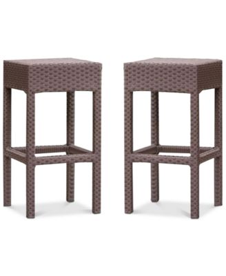Noble House - Holtan Backless Bar Stool (Set of 2), Quick Ship