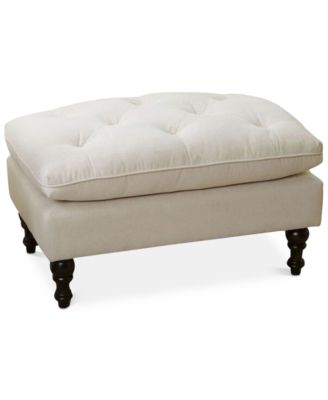 Noble House - Amaris Tufted Ottoman, Quick Ship