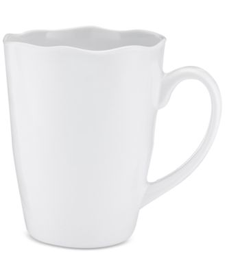 Q Squared - Ruffle 4-Pc. Melamine 15-Oz. Mug Set