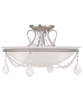 Livex - Chesterfield and Pennington 3-Light Flush Mount