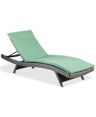 Noble House - Hawkins Outdoor Chaise Lounge, Quick Ship