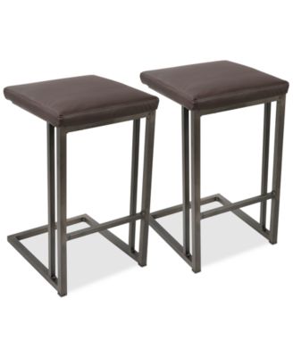 Lumisource - Roman Counter Stool (Set of 2), Quick Ship