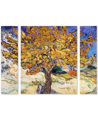 Trademark Global - Vincent van Gogh 'Mulberry Tree 1889' Large Multi-Panel Wall Art Set