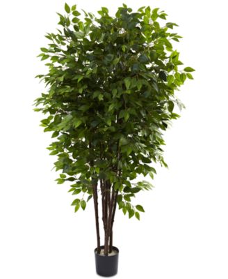 Nearly Natural - 6.5' Deluxe Artificial Ficus Tree