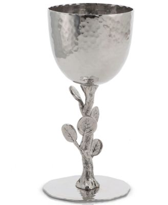 Judaica Botanical Leaf Kiddush Cup image