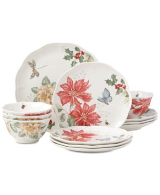 Butterfly Meadow Holiday 12 Pc. Dinnerware Set, Service for 4 image