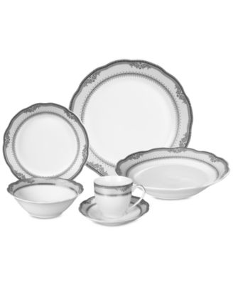 Lorren Home Trends - Victoria 24-Pc. Dinnerware Set, Service for 4